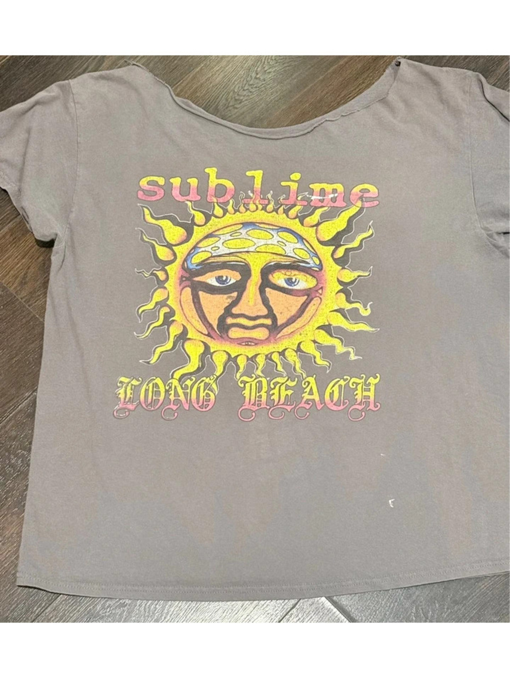 Sublime Long Beach Sun Graphic T-Shirt Measures XL 1136